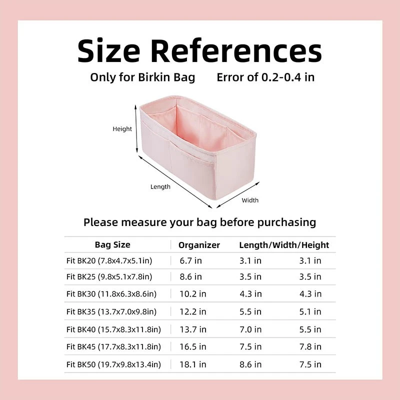 Bag Organizer Pro high quality